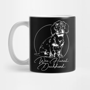 Funny Proud Wire Haired Dachshund dog portrait Mug